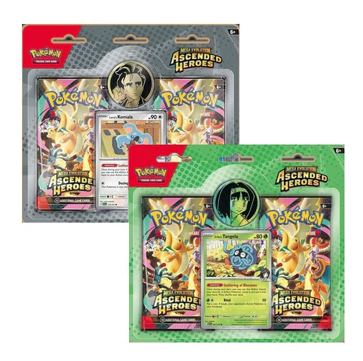 *PRE-ORDER* Pokemon Ascended Heroes SET OF 2x BLISTERS - Sealed