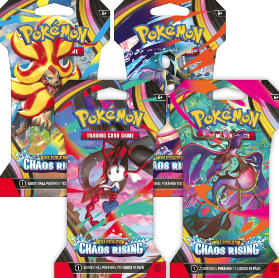 Pokemon Chaos Rising Sleeved Pack Bundle of x100