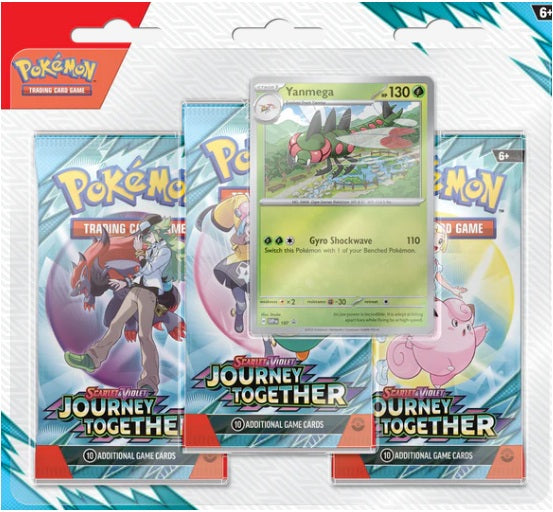 PRE-ORDER Pokemon Journey Together 3-Pack Blister - Sealed