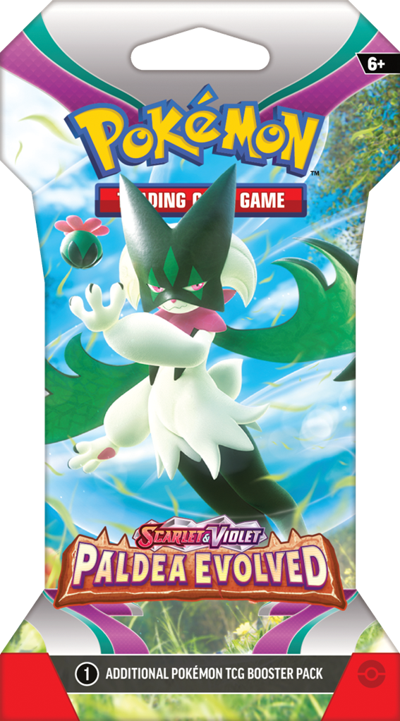 Pokemon Paldea Evolved Sleeved Booster Pack - Sealed