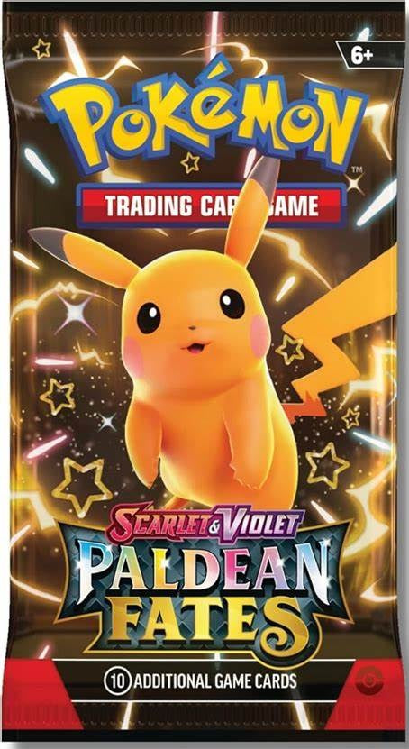 Pokemon Paldean Fates Booster Pack (Live-Break/Opened on Twitch Stream)