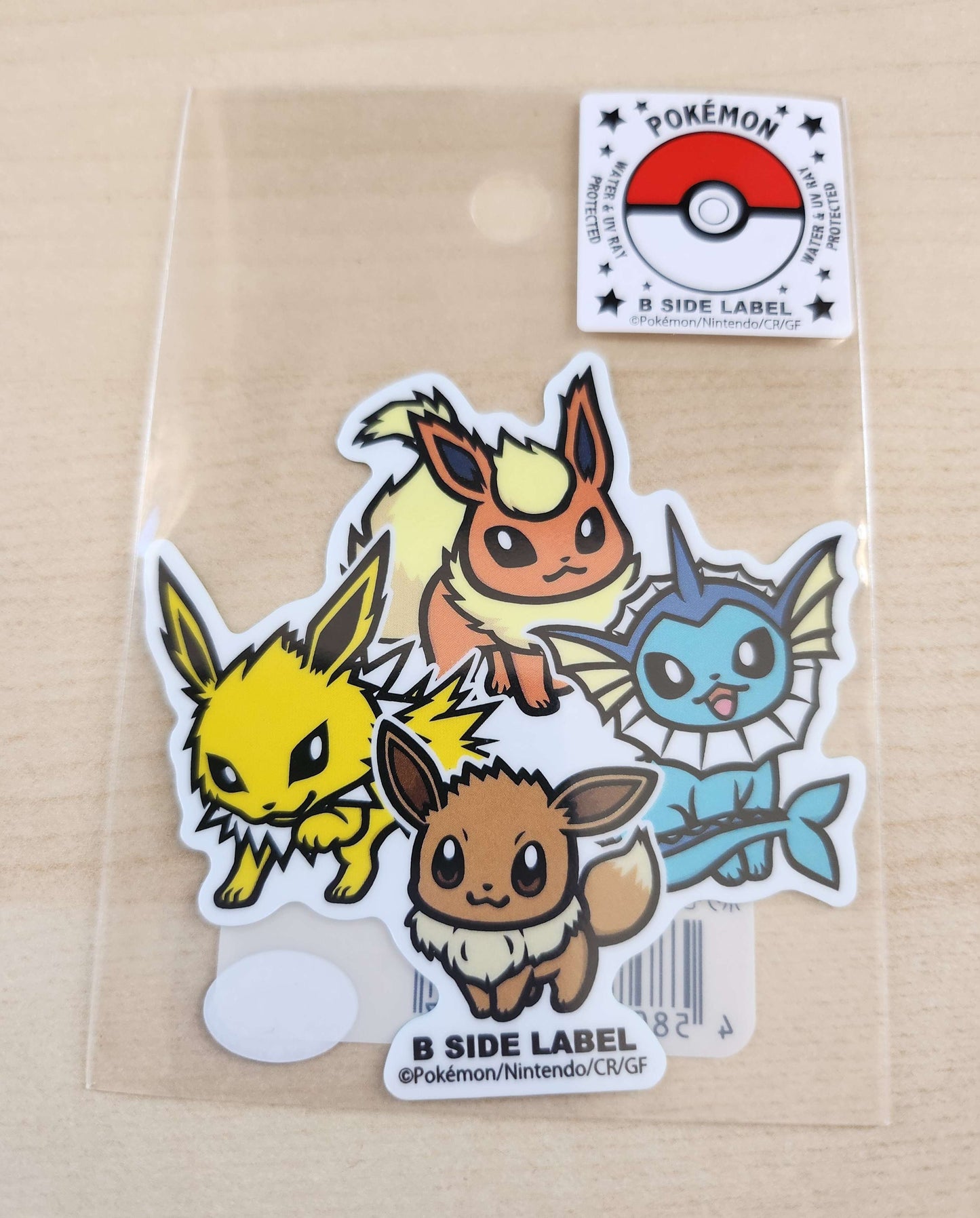 B-Side Label Pokemon Sticker - Eevee & Evolutions