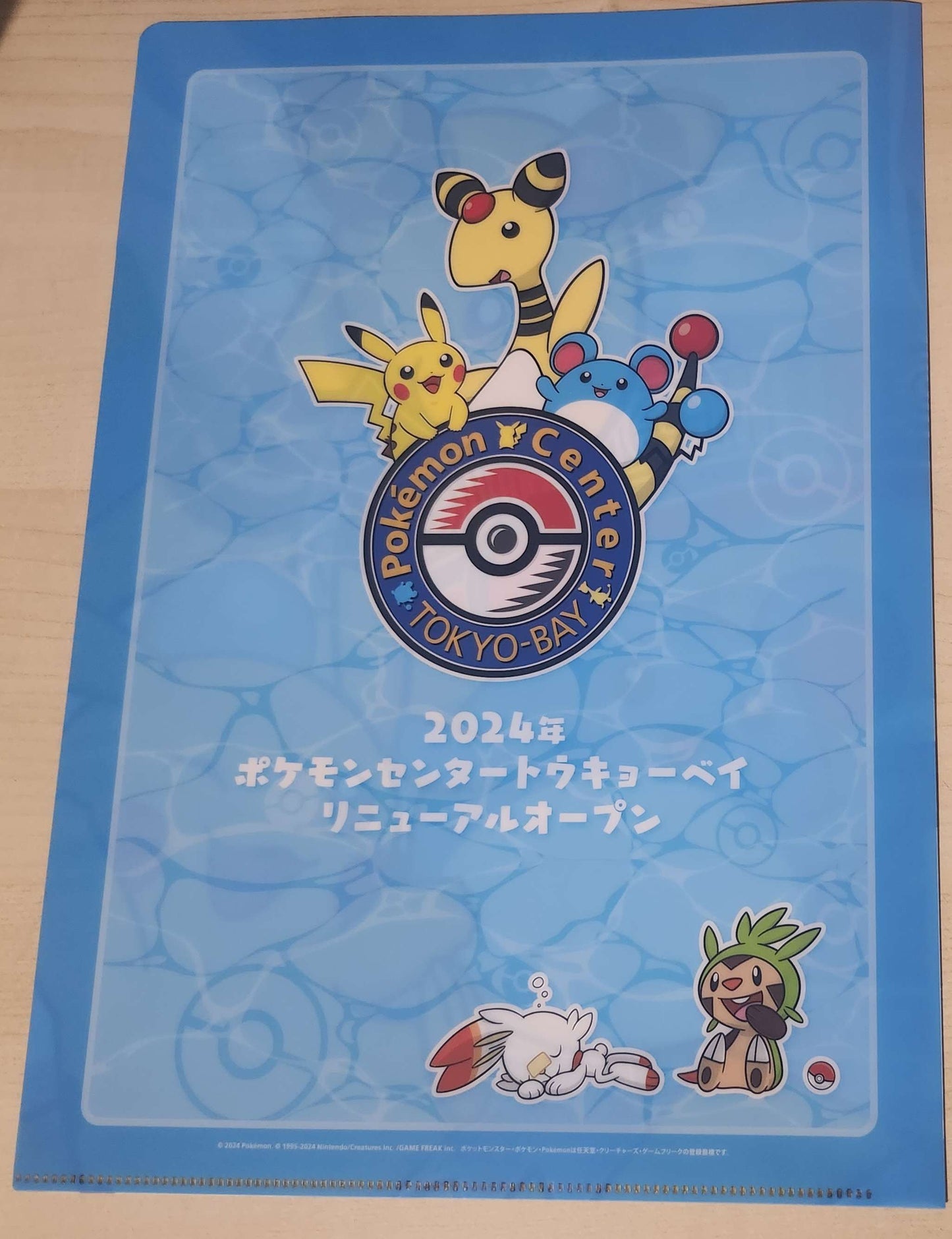 Pokemon Center Folder File Tokyo Bay