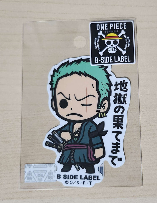 B-Side Label Roronoa Zoro One Piece Sticker