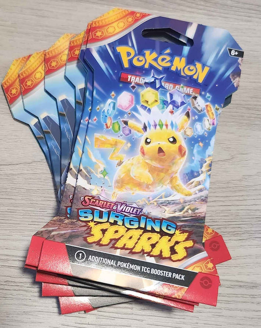 Pokemon Surging Sparks Sleeved Booster Pack - Sealed Case of x144 Packs