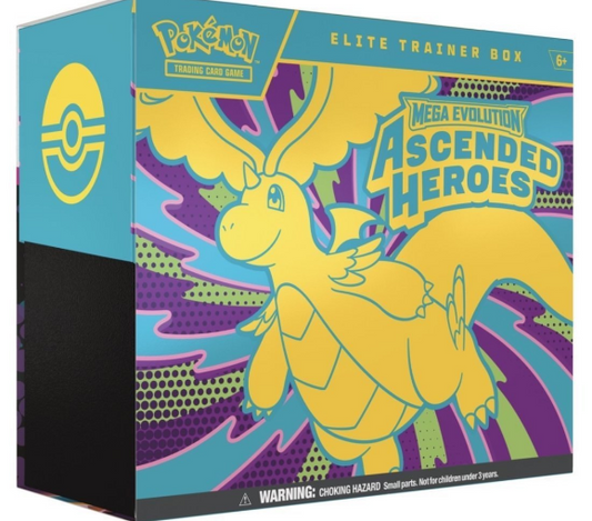 *PRE-ORDER* Pokemon Ascended Heroes Elite Trainer Box - Sealed