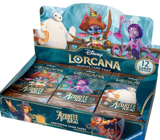 Disney Lorcana Azurite Booster Box - (Live-Break/Opened on Twitch)