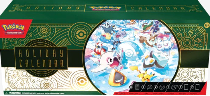 Pokemon Holiday Calendar 2024 - Opened on Stream