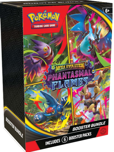 Limit 10 *PRE-ORDER* Pokemon Phantasmal Flames Booster Bundle - Sealed