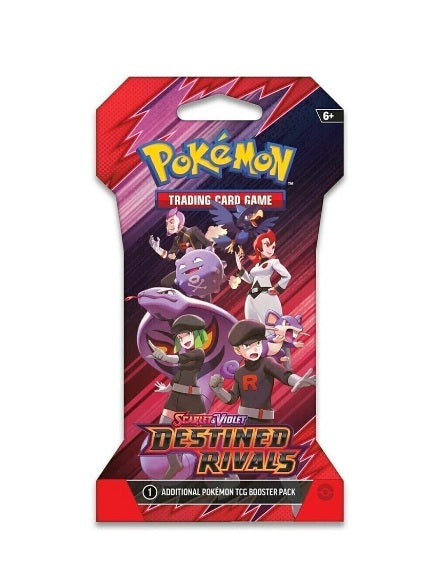 Pokemon Destined Rivals Sleeved Booster Pack (random artwork) - Sealed