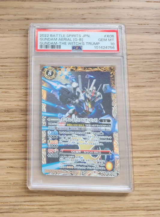 Graded Card - Battle Spirits Gundam Aerial (G-B) PSA 10 (Japanese)