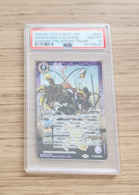 Graded Card - Battle Spirits Gundam Barbatos Lupus Rex PSA 10 (Japanese)