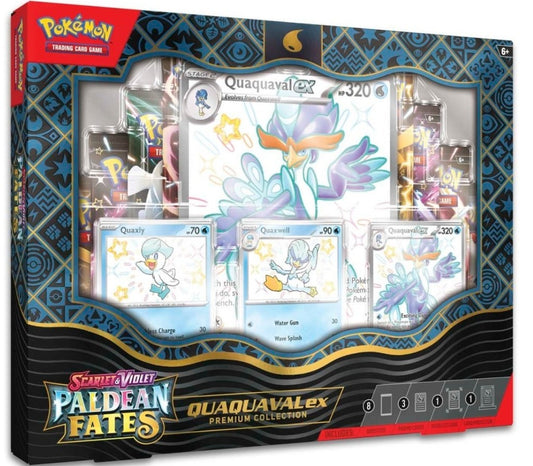 Pokemon Paldean Fates Premium Collection Box - Quaquaval (Sealed)