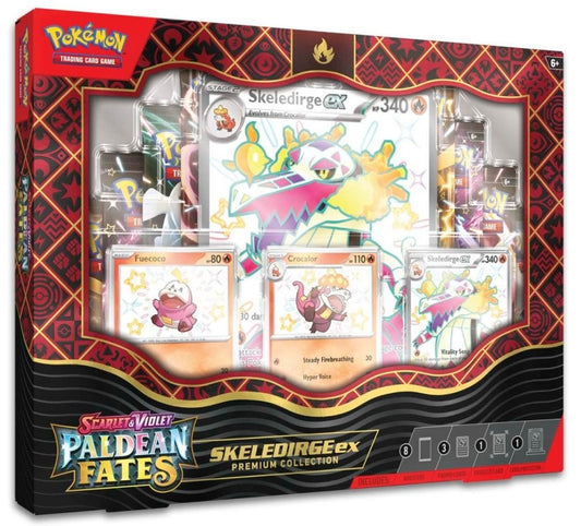 Pokemon Paldean Fates Premium Collection Box - Skeledirge (Sealed)