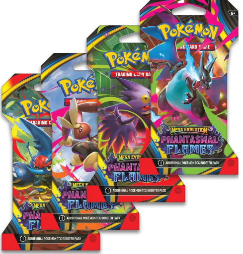 Pokemon Phantasmal Flames Sleeved Pack (random artwork) - Sealed