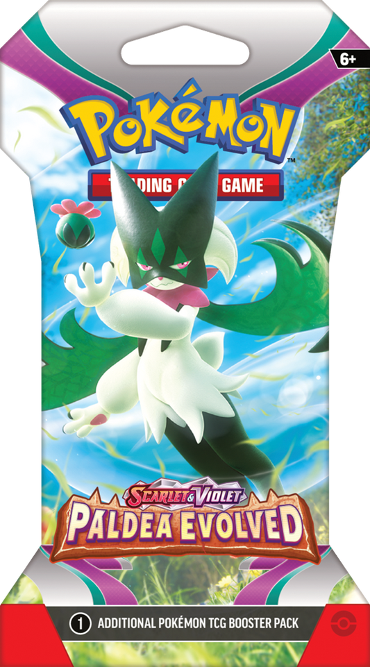 Pokemon Paldea Evolved Sleeved Booster Pack - Sealed