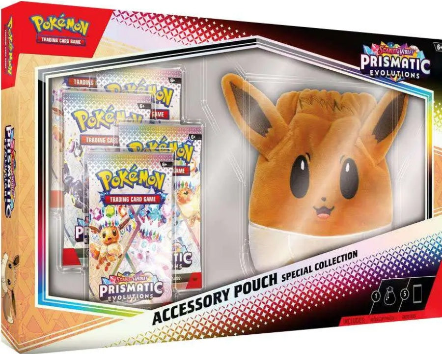 Pokemon Prismatic Evolutions Accessory Pouch Special Collection - Sealed