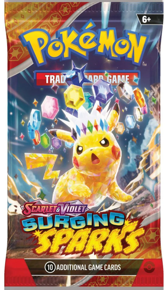 Pokemon Surging Sparks Booster Pack - Sealed