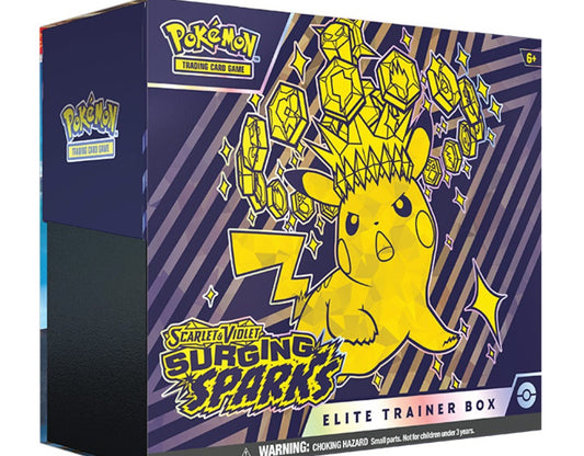 Pokemon Surging Sparks Elite Trainer Box (Live-Break/Opened on Twitch)