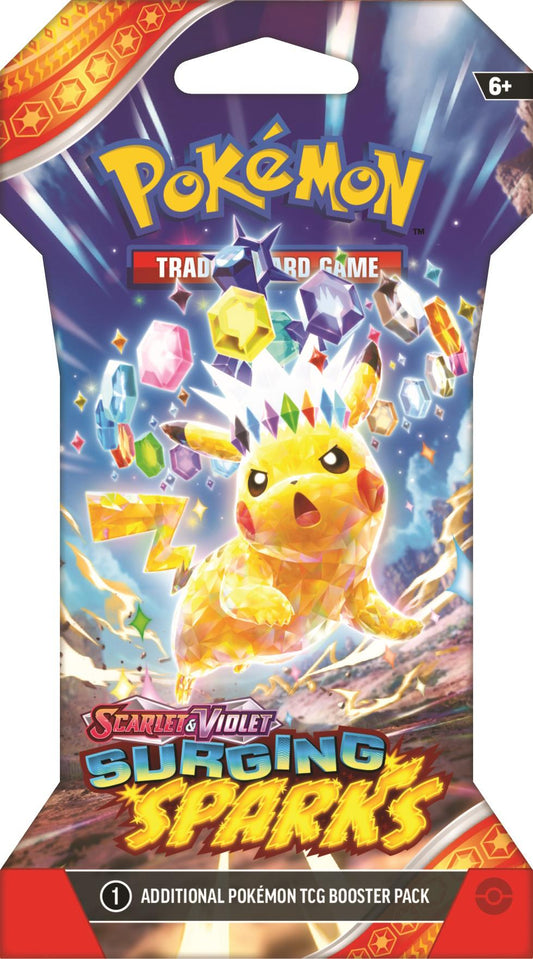 Pokemon Surging Sparks Sleeved Booster Pack (Live-Break/Open on Twitch)